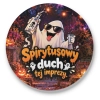 Przypinka na HALLOWEEN Spirytusowy duch tej imprezy