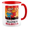 Kubek czerwony dla BABCI Super Babcia