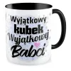 Kubek czarny wyjątkowy dla wyjątkowej BABCI