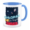 Kubek niebieski na DZIEŃ CHŁOPAKA Chłopak nie z tego świata