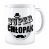 Kubek na DZIEŃ CHŁOPAKA Super Chłopak z wąsem