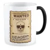Kubek magiczny dla DZIADKA Wanted Dziadek psychopata