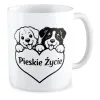 Kubek KOCHAM PIESKI Pieskie życie