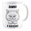 Kubek KOCHAM KOTKI Kawka z koteiną