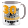 Kubek szary na URODZINY 30 lat i dalej na oryginalnych częściach Trzydziestka