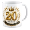 Kubek na URODZINY 20 lat doświadczenia Dwudziestka
