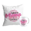 Zestaw poduszka + kubek na DZIEŃ MATKI Najlepsza Mama na całym świecie