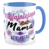 Kubek niebieski na DZIEŃ MATKI Najfajniejsza Mama we wsi