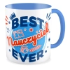 Kubek niebieski DZIEŃ NAUCZYCIELA Best Nauczyciel ever