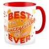 Kubek czerwony DZIEŃ NAUCZYCIELA Best Nauczycielka ever