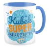 Kubek niebieski DZIEŃ NAUCZYCIELA Super Nauczyciela