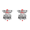 Kubek czarny MATURA Obudźcie mnie kiedy już będzie po maturze