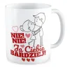 Kubek MIŁOSNY na WALENTYNKI Ja Ciebie bardziej