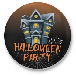 Przypinka na HALLOWEEN Party Straszny dom