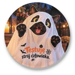 Przypinka na HALLOWEEN Testuję strój człowieka