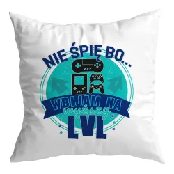 Poduszka dla gracza GAMER wbijam na kolejny LVL