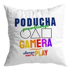 Poduszka dla gracza GAMER always ready to play