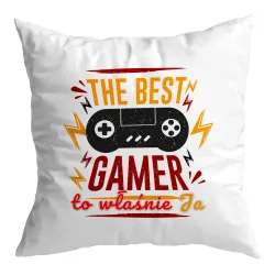 Poduszka dla gracza The Best GAMER to Ja