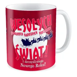 Kubek BOŻE NARODZENIE Wesołych Świąt