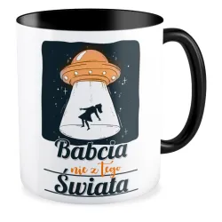 Kubek czarny dla BABCI Nie z tego świata