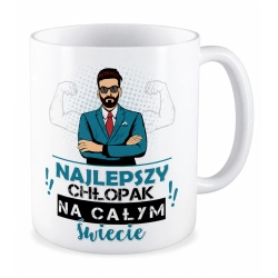 Kubek na DZIEŃ CHŁOPAKA Najlepszy Chłopak na całym świecie