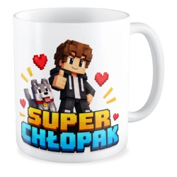 Kubek na DZIEŃ CHŁOPAKA Super Chłopak gamer gracz