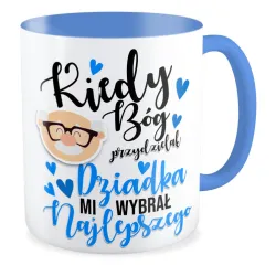 Kubek niebieski dla DZIADKA Mi wybrał najlepszego