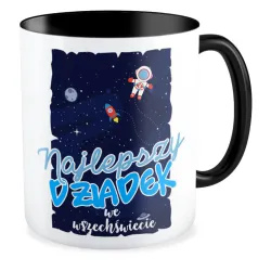 Kubek czarny dla DZIADKA Najlepszy we wszechświecie