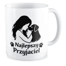 Kubek KOCHAM PIESKI Najlepszy przyjaciel