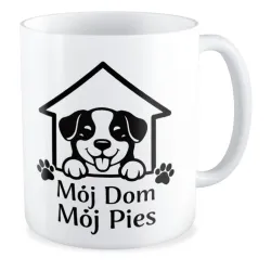 Kubek KOCHAM PIESKI Mój dom mój pies