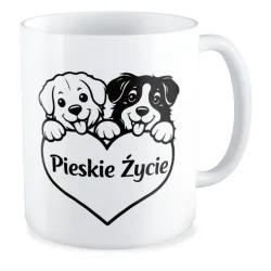 Kubek KOCHAM PIESKI Pieskie życie