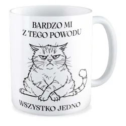 Kubek KOCHAM KOTKI Bardzo mi z tego powodu wszystko jedno