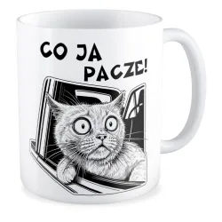 Kubek KOCHAM KOTKI Co ja pacze