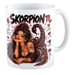 Kubek na URODZINY zodiak SKORPION dla NIEJ Kobieta