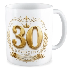 Kubek na URODZINY 30 lat doświadczenia Trzydziestka