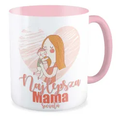 Kubek różowy na DZIEŃ MATKI Najlepsza Mama świata