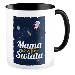 Kubek czarny na DZIEŃ MATKI Jestem super Mama