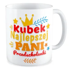 Kubek na DZIEŃ NAUCZYCIELA Najlepsza Pani przedszkolanka