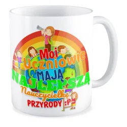 Kubek na DZIEŃ NAUCZYCIELA Najlepsza nauczycelka przyrody