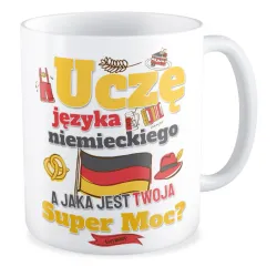 Kubek na DZIEŃ NAUCZYCIELA Uczę języka niemieckiego