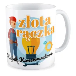 Kubek na DZIEŃ NAUCZYCIELA Złota rączka konserwator