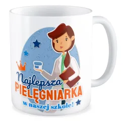 Kubek na DZIEŃ NAUCZYCIELA Najleszpa pielęgniarka w naszej szkole