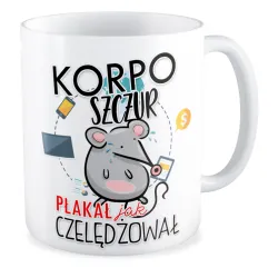 Kubek KORPO Szczur płakał jak czelędżował