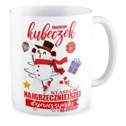 Kubek BOŻE NARODZENIE Świąteczny kubeczek Dziewczynki