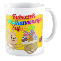 Kubek na WIELKANOC Kubeczek wielkanocnego zajączka