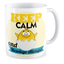 Kubek na WIELKANOC Keep calm and wesołego alleluja