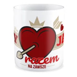 Kubek MIŁOSNY na WALENTYNKI Ty i Ja razem na zawsze