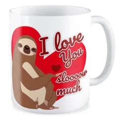 Kubek MIŁOSNY na WALENTYNKI I love You slooow much