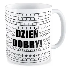 Kubek UKRYTY PRZEKAZ Dzień dobry