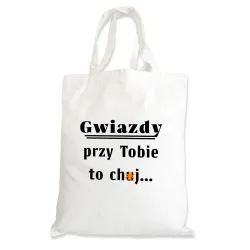Torba na zakupy BEZ CENZURY walentynki Gwiazdy przy Tobie to ch*j